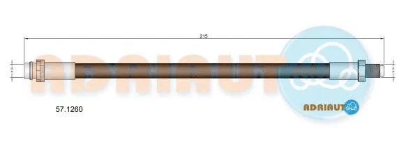 Flexible de frein ADRIAUTO 57.1260