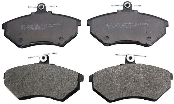 Kit de plaquettes de frein, frein à disque DENCKERMANN B110834
