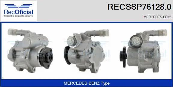 Pompe hydraulique, direction RECOFICIAL RECSSP76128.0