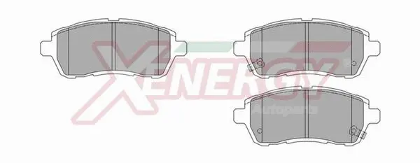 Kit de plaquettes de frein, frein à disque AP XENERGY X40969
