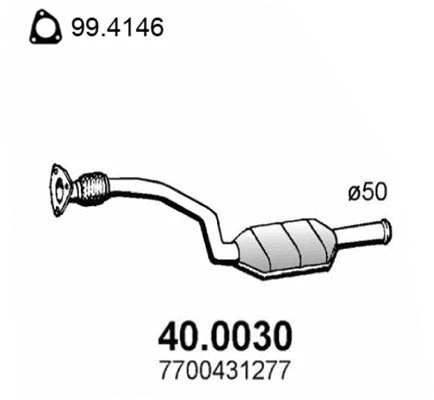 Catalyseur ASSO 40.0030