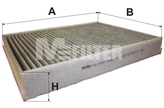 Filtre, air de l'habitacle MFILTER K 9095C