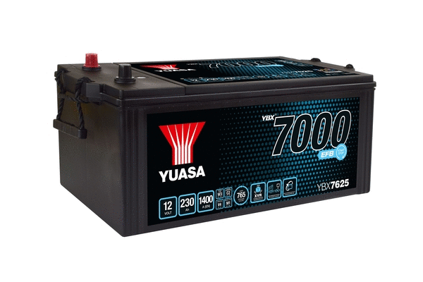Batterie de démarrage YUASA YBX7625