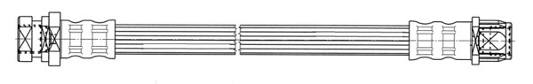 Flexible de frein CEF 512553