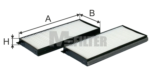 Filtre, air de l'habitacle MFILTER K 9062-2