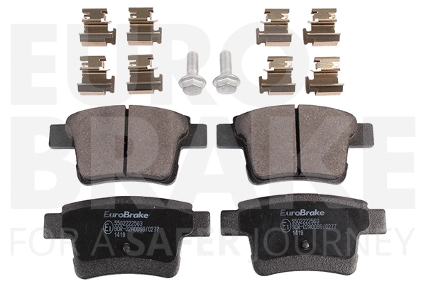 Kit de plaquettes de frein, frein à disque EUROBRAKE 5502222563