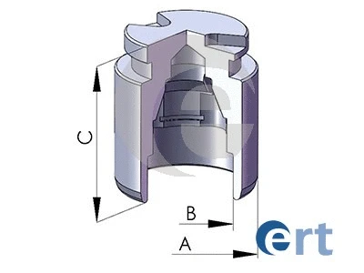 Piston, étrier de frein ERT 150577-C