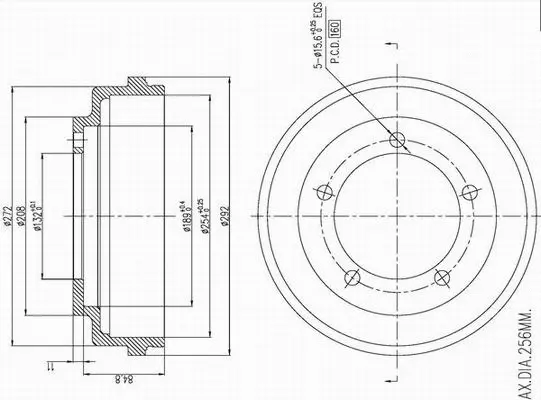 Tambour de frein AP XENERGY X654314