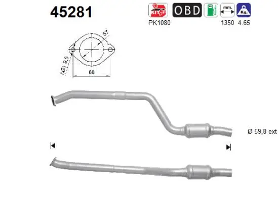 Catalyseur AS 45281