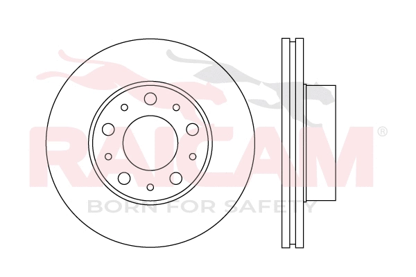 Disque de frein RAICAM RD01622