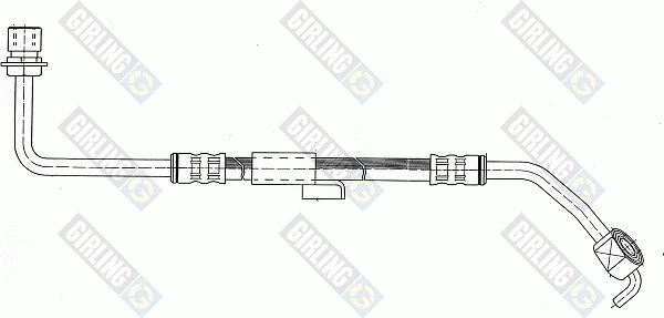 Flexible de frein GIRLING 9004248