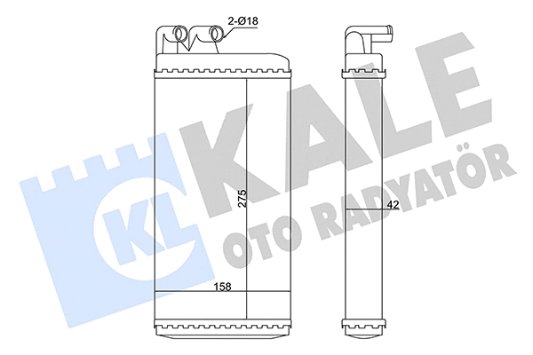 Système de chauffage KALE OTO RADYATÖR 346240