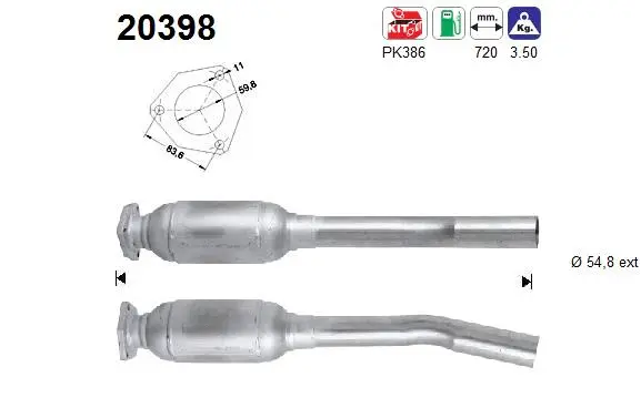 Catalyseur AS 20398