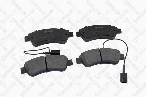 Kit de plaquettes de frein, frein à disque STELLOX 000 670B-SX