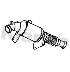 Filtre à particules / à suie, échappement KLARIUS 390531