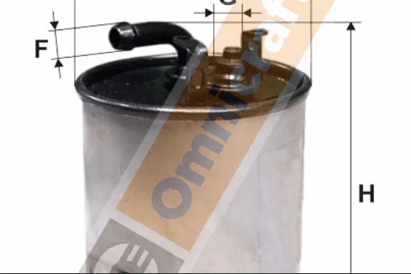 Filtre à carburant Omnicraft 2136739