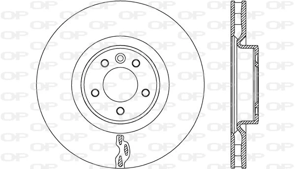 Disque de frein OPEN PARTS BDR2775.20