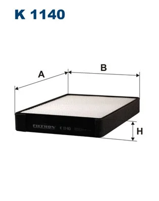 Filtre, air de l'habitacle FILTRON K 1140