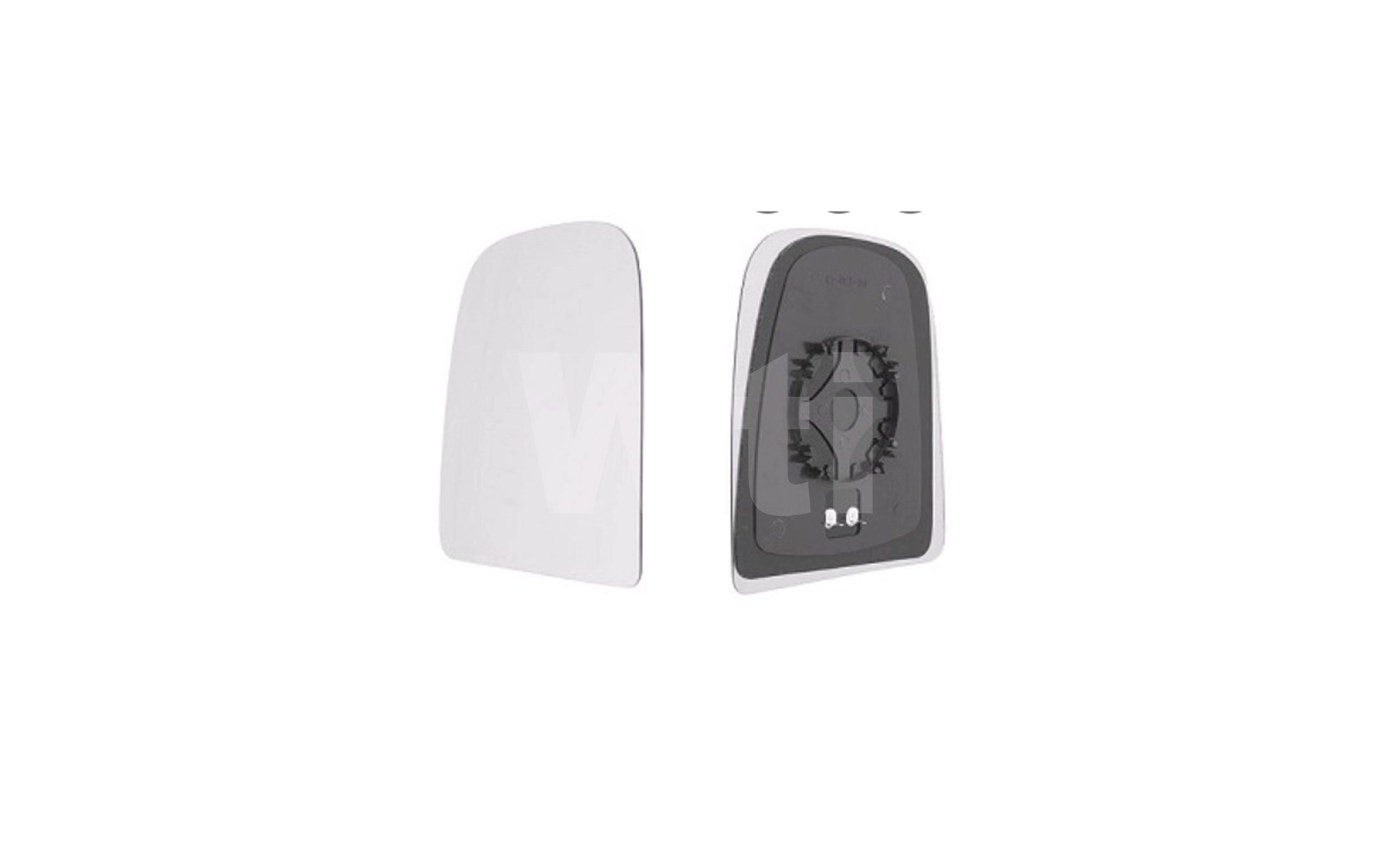 Verre de rétroviseur, rétroviseur extérieur Wti Automotive B688756
