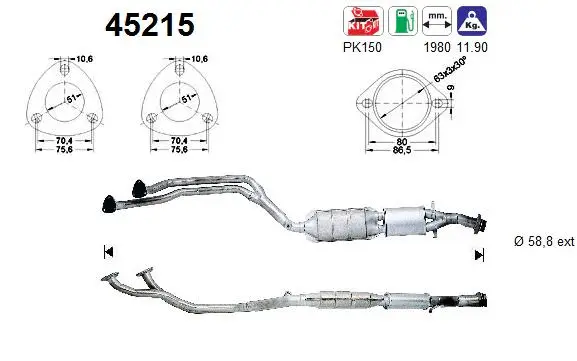 Catalyseur AS 45215