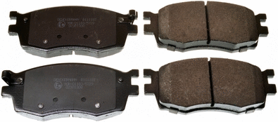 Kit de plaquettes de frein, frein à disque DENCKERMANN B111187