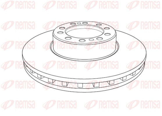 Disque de frein REMSA NCA1193.20