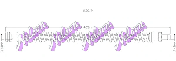 Flexible de frein KAWE H3619