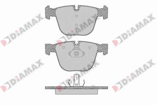 Kit de plaquettes de frein, frein à disque DIAMAX N09423
