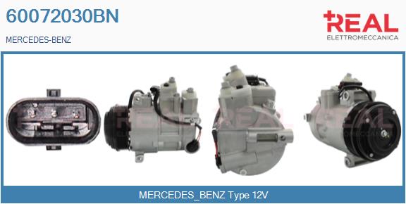 Compresseur, climatisation REAL 60072030BN