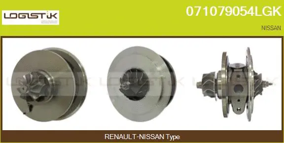 Groupe carter, turbocompresseur LGK 071079054LGK
