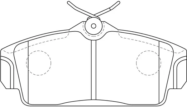 Kit de plaquettes de frein, frein à disque FIT FP1147