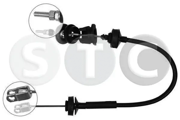 Tirette à câble, commande d'embrayage STC T480164