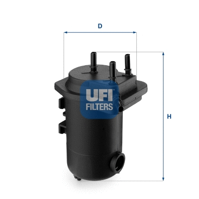 Filtre à carburant UFI 24.051.00