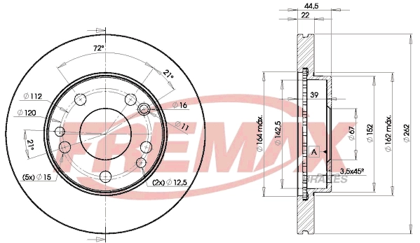 Disque de frein FREMAX BD-7560