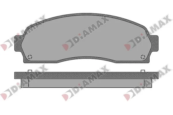 Kit de plaquettes de frein, frein à disque DIAMAX N09783