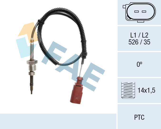 Capteur, température des gaz FAE 68106