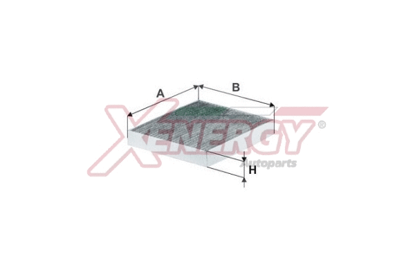 Filtre, air de l'habitacle AP XENERGY X11674