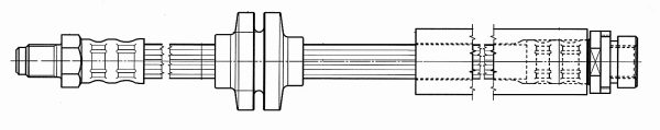 Flexible de frein CEF 512326