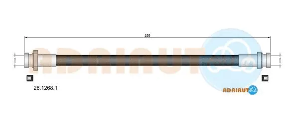 Flexible de frein ADRIAUTO 28.1268.1