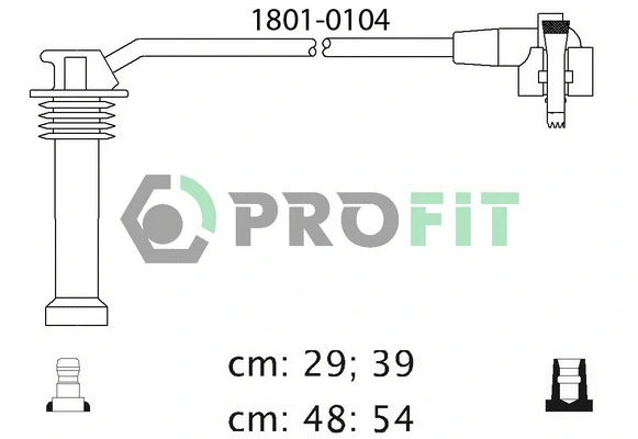 Kit de câbles d'allumage PROFIT 1801-0104