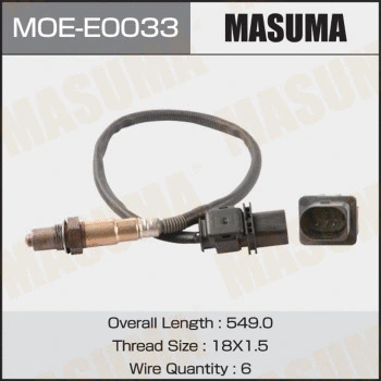 Sonde lambda MASUMA MOE-E0033