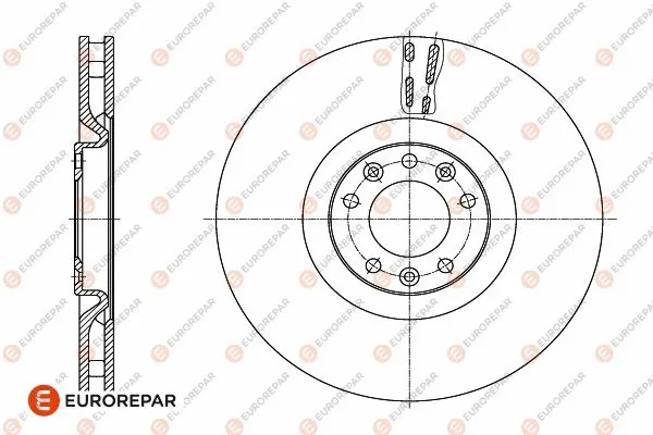 Disque de frein EUROREPAR 1642767180