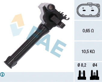 Bobine d'allumage FAE 80254