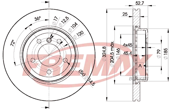 Disque de frein FREMAX BD-6071