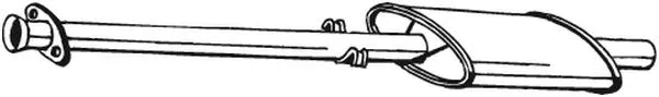 Silencieux central BOSAL 278-021