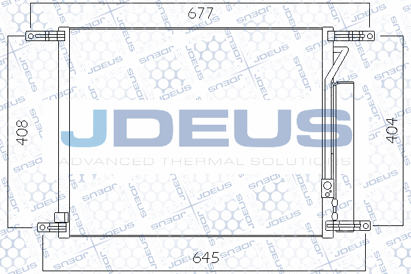 Condenseur, climatisation JDEUS 756M13