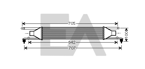 Refroidisseur d'air de suralimentation EACLIMA 36A25006