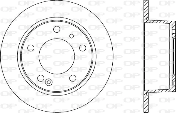 Disque de frein OPEN PARTS BDA1110.10