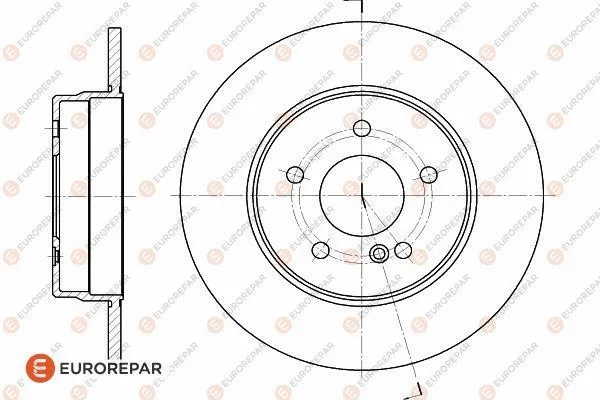 Disque de frein EUROREPAR 1618865780