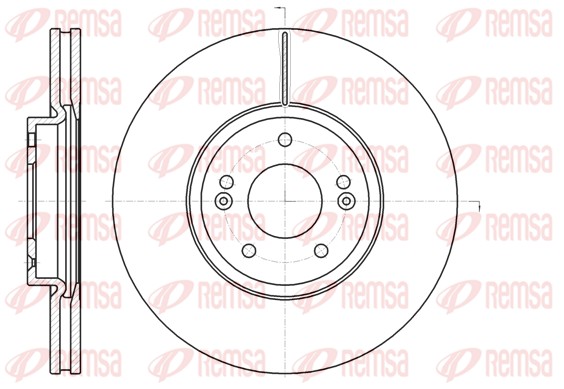 Disque de frein REMSA 61102.10